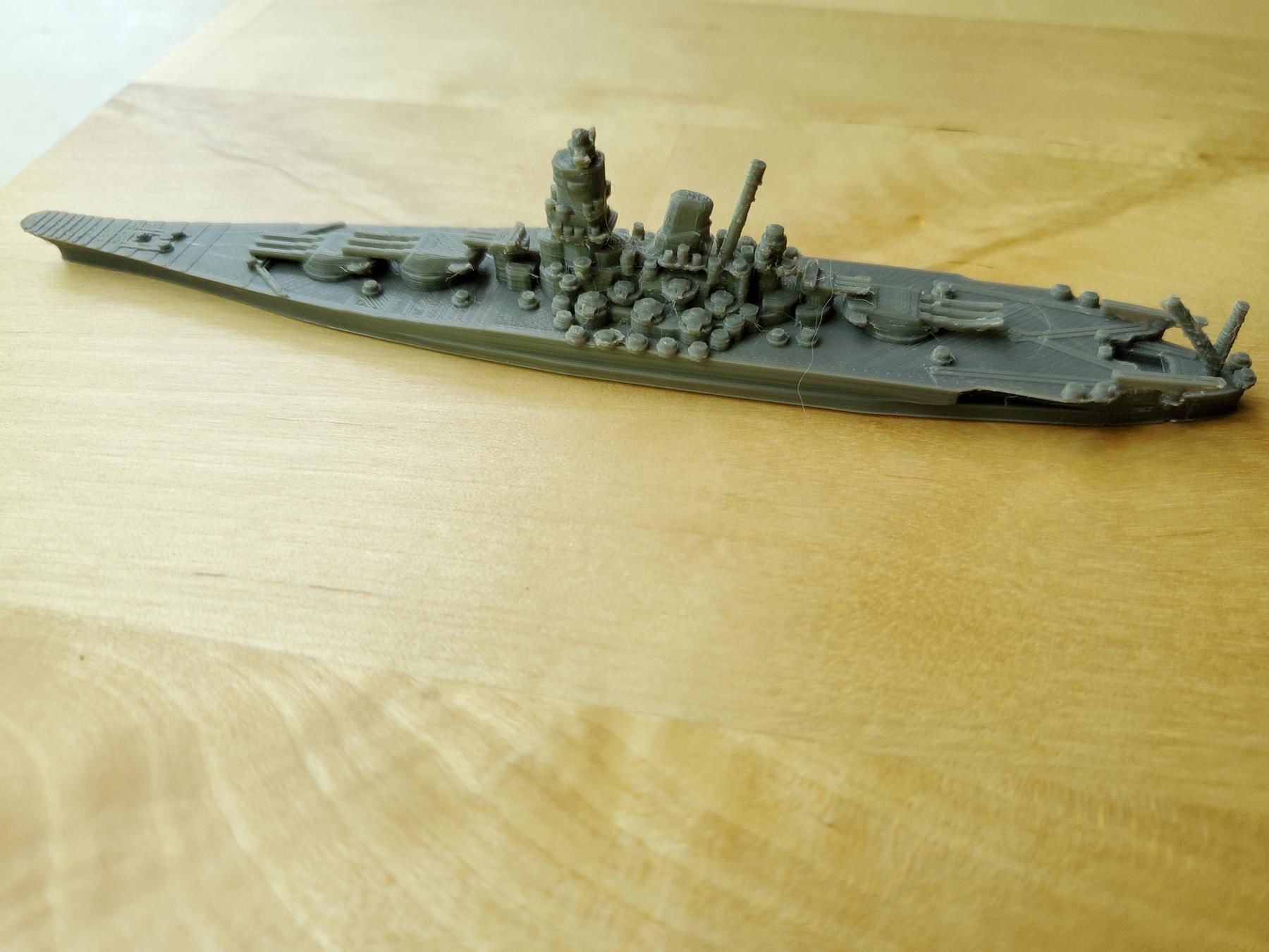 Japanese Yamato Class Battleship 3D print model_14