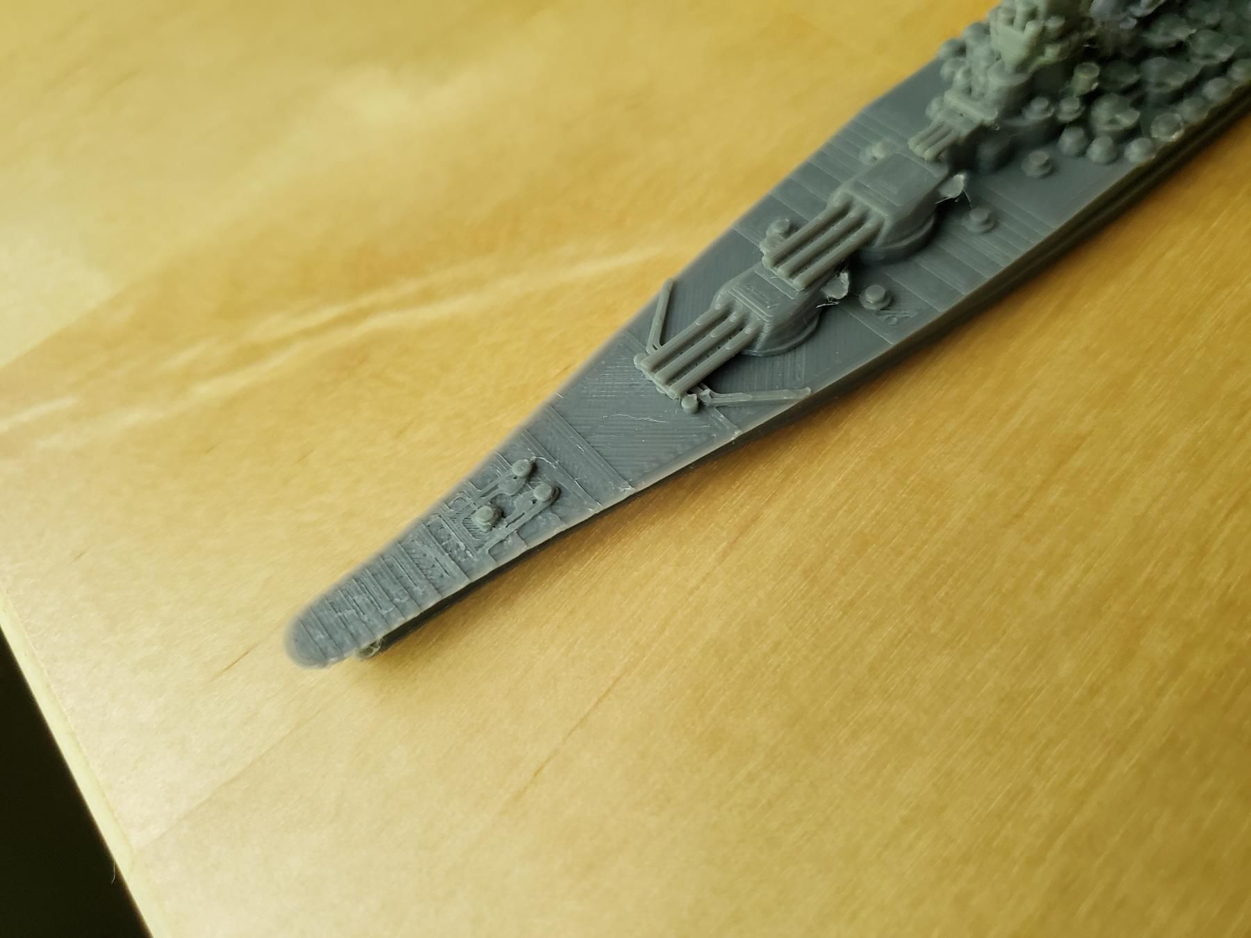 Japanese Yamato Class Battleship 3D print model_12