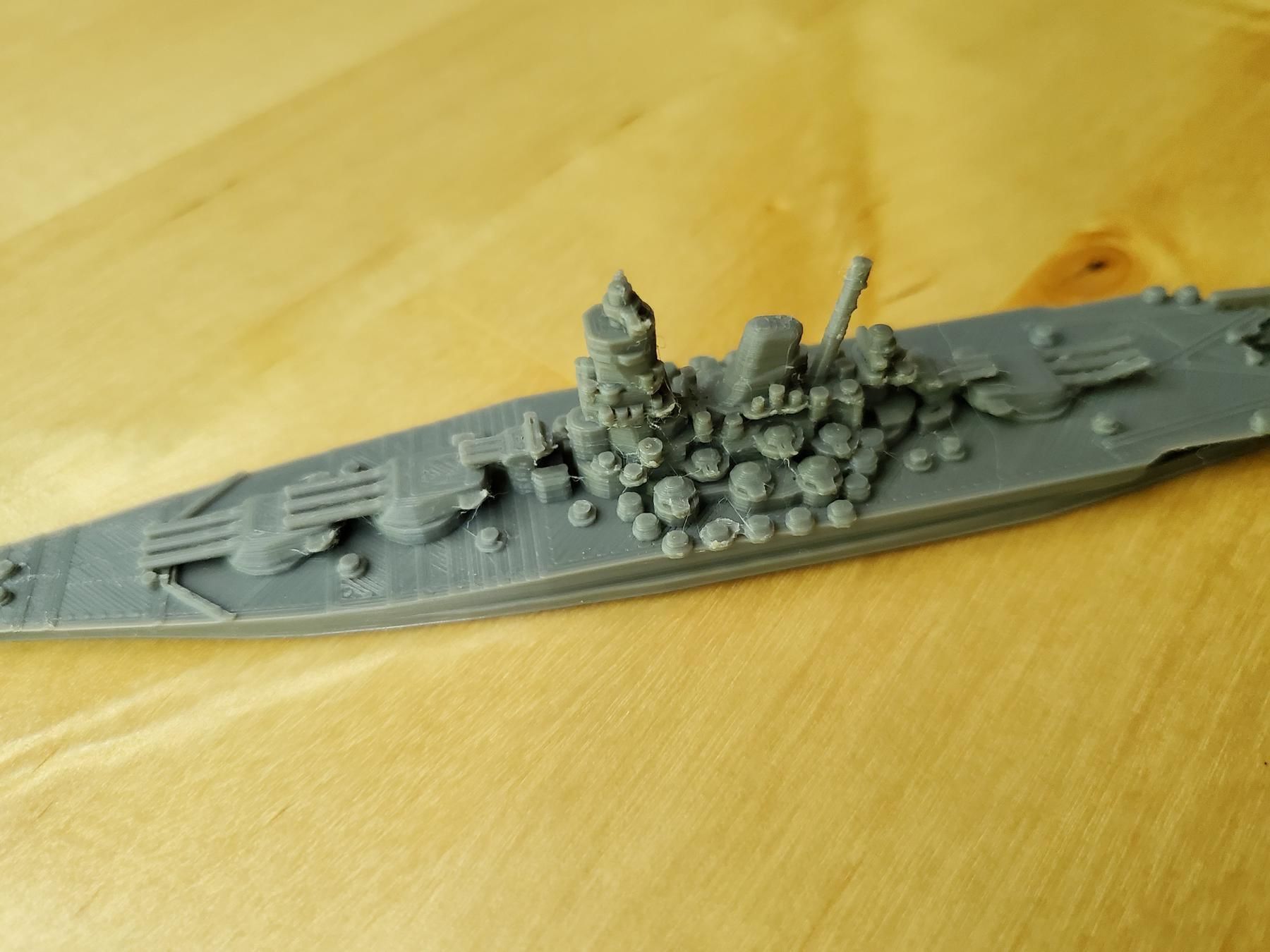 Japanese Yamato Class Battleship 3D print model_9