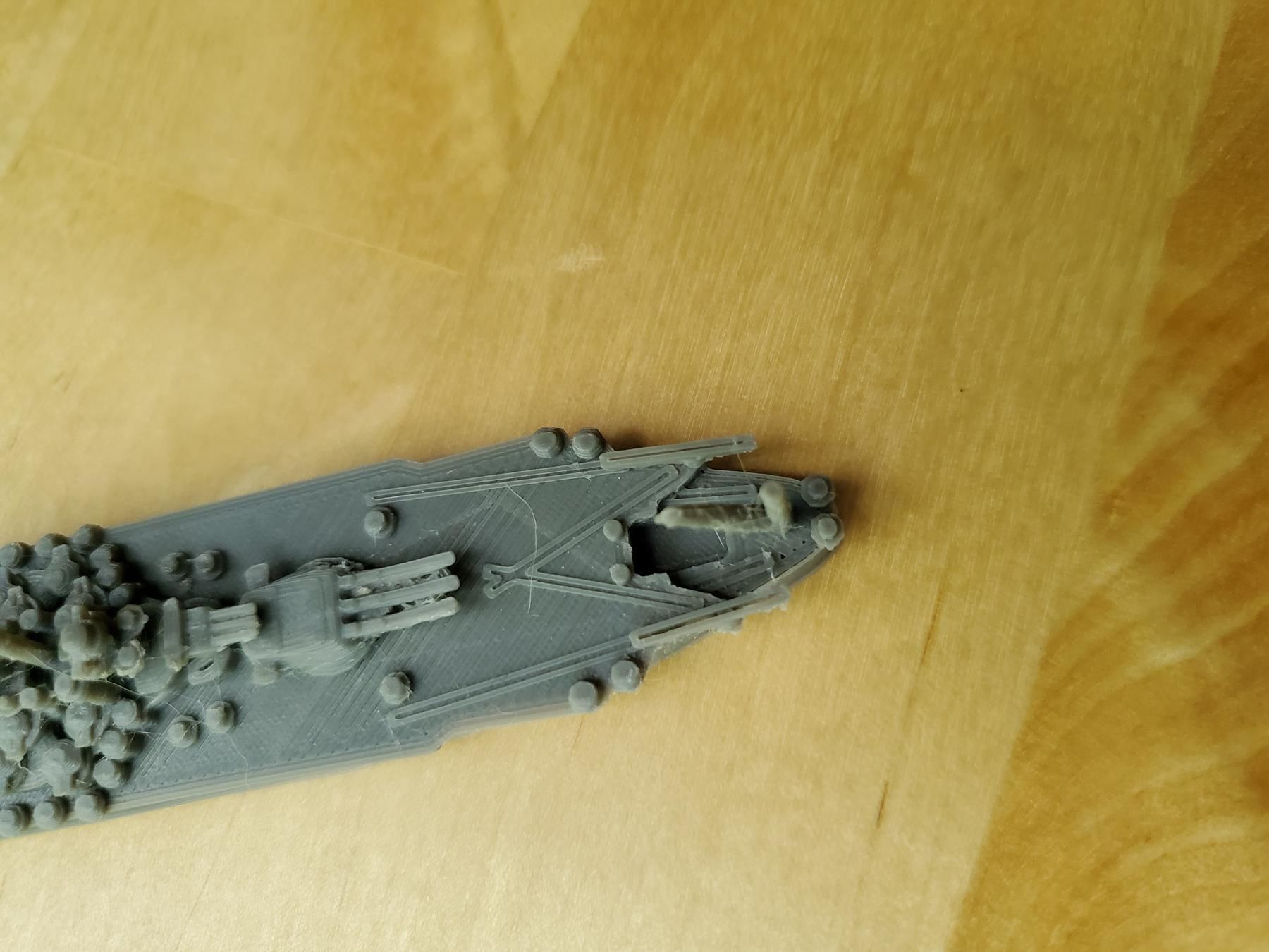 Japanese Yamato Class Battleship 3D print model_7