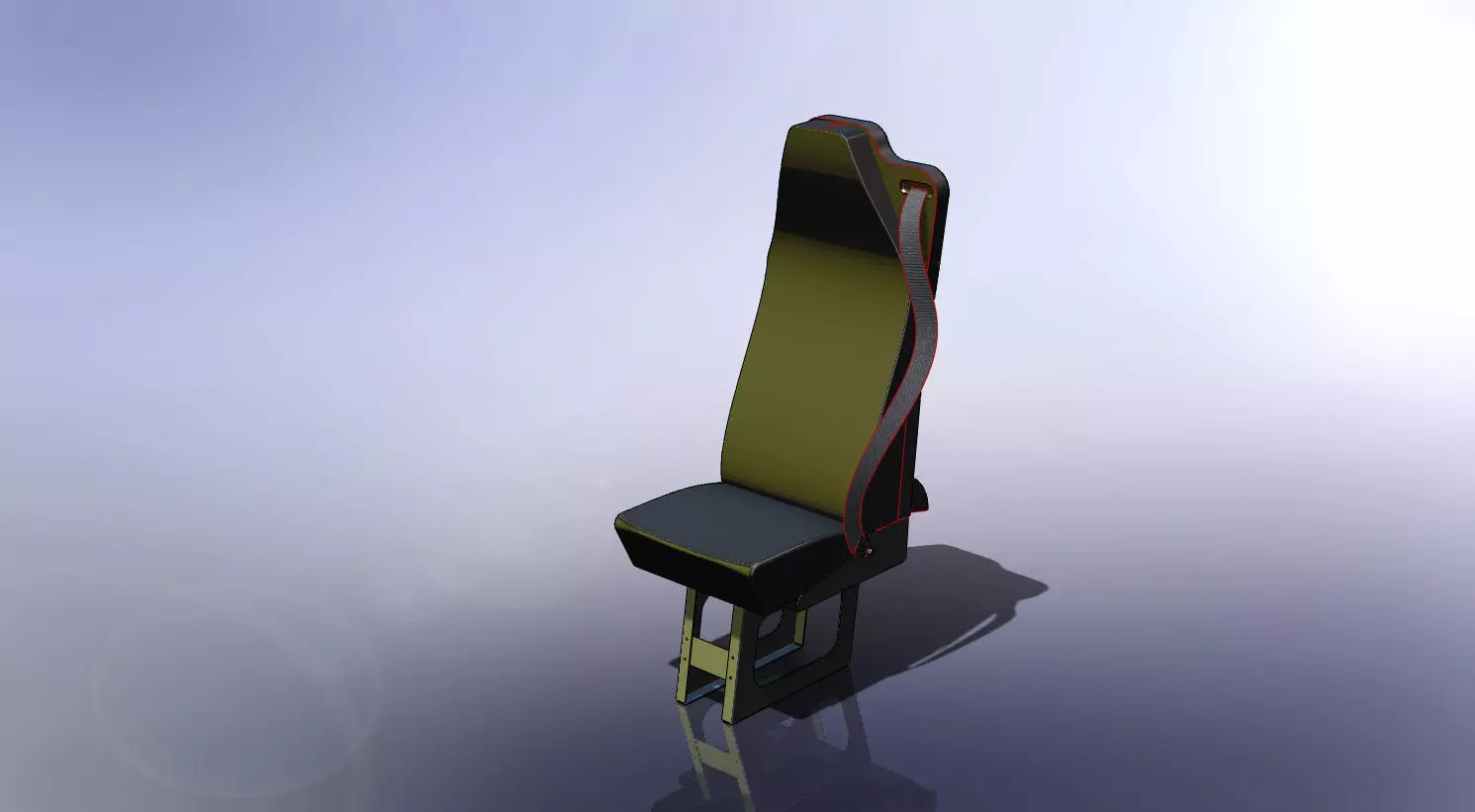 Aftermarket Vehicle seat Free 3D model