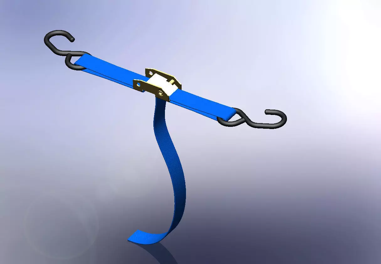 Rachet Strap Free 3D model_0