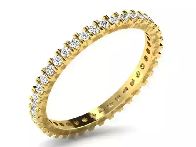 Golden Engagement Ring With Diamonds 42