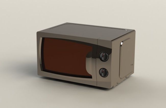 Microwave oven Free 3D model_2