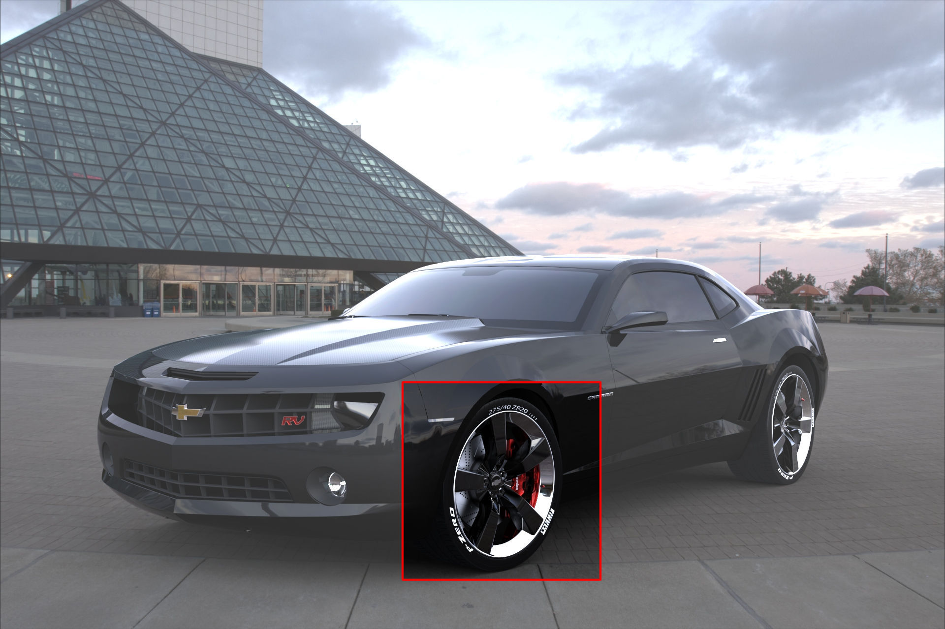 Brake Disc Brembo Free 3D model_3