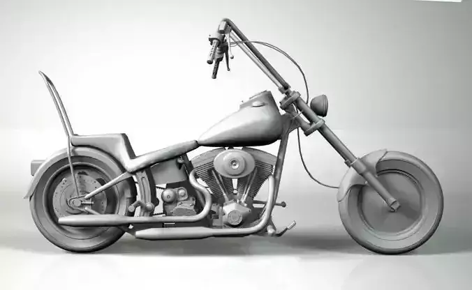 MOTORCYCLE CHOPPER HD