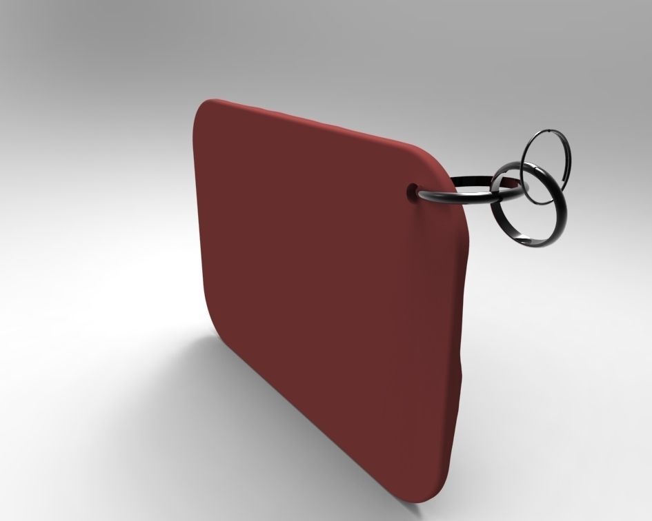 Eye keychain 3D print model_5