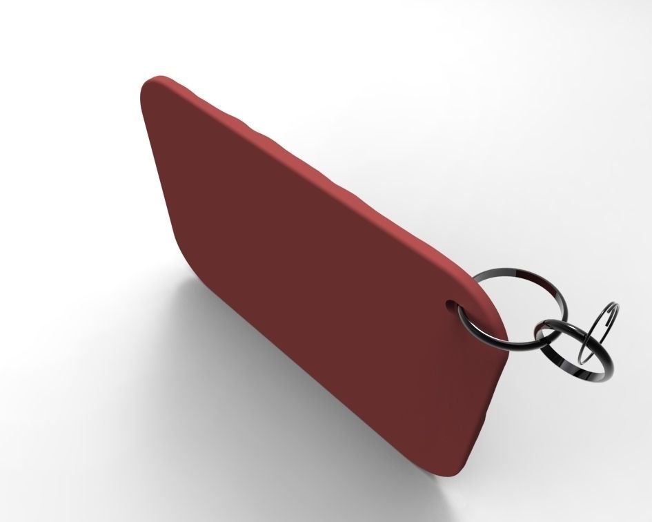 Eye keychain 3D print model_7