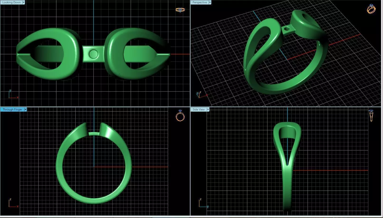 Engagement Ring 3 3D print model_0