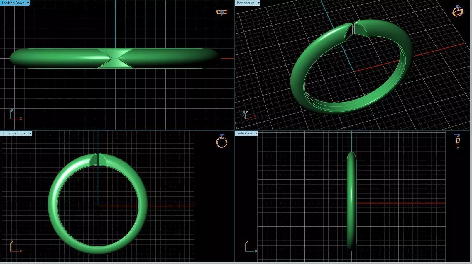 Engagement Ring 4 3D print model_0