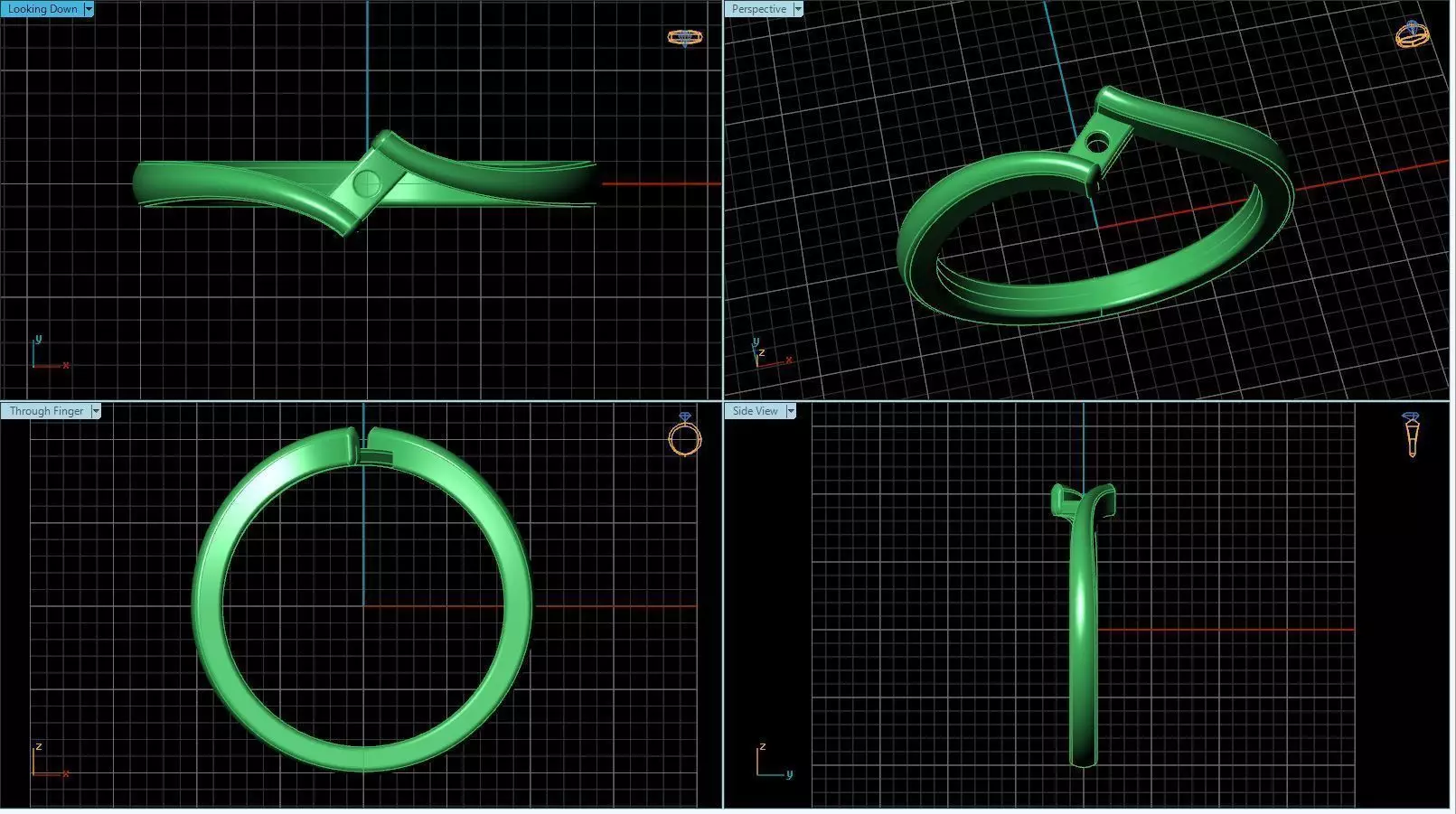 Engagement Ring 7 3D print model_0