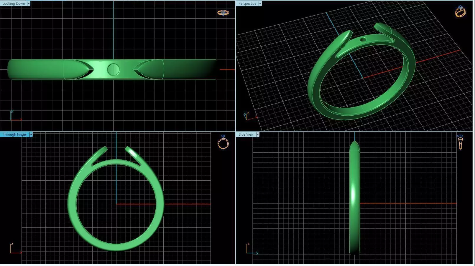 Engagement Ring 8 3D print model_0