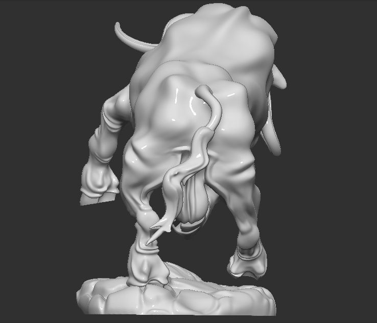 Bullock 3D print model_8