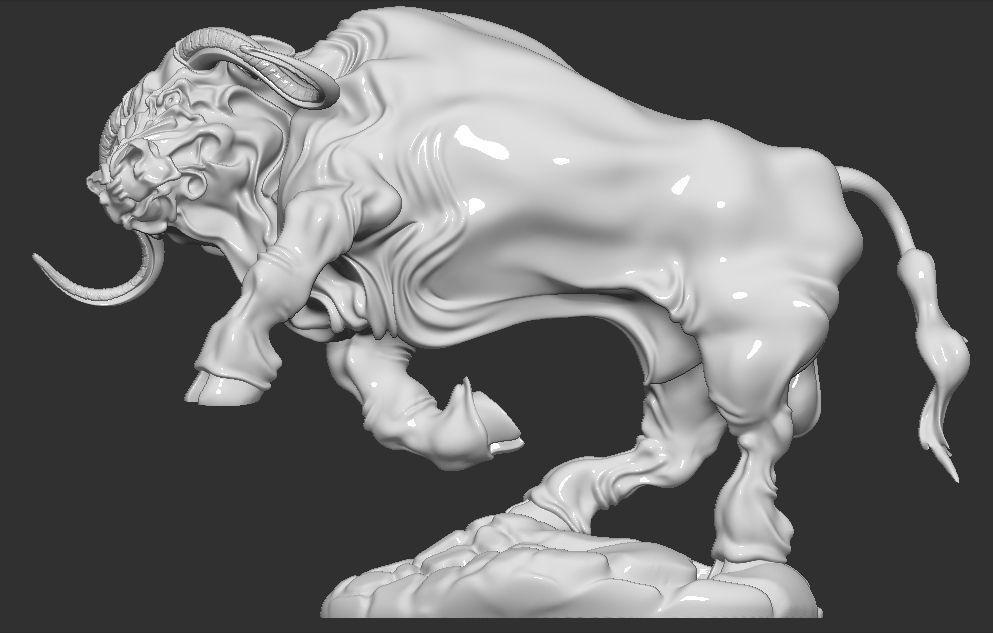 Bullock 3D print model_1