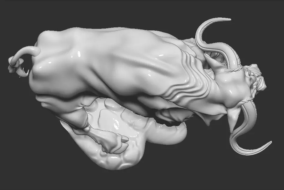 Bullock 3D print model_0