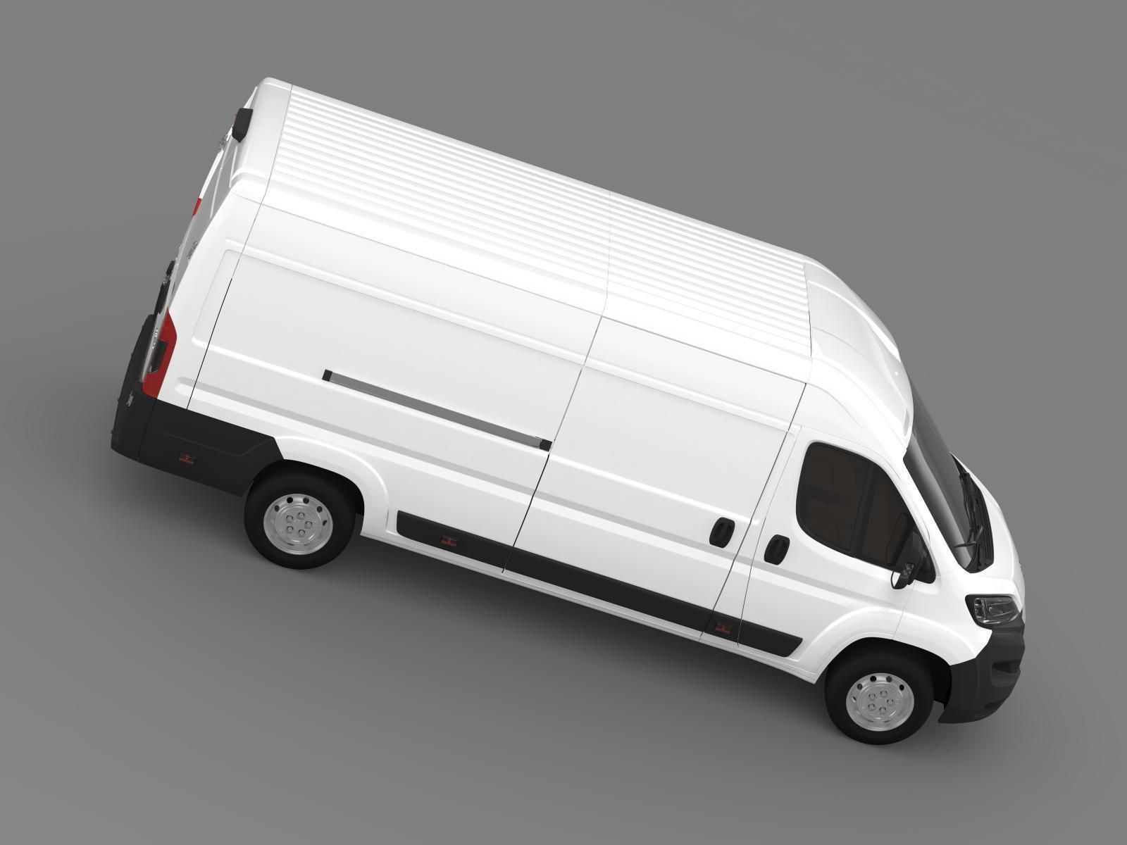 Peugeot Boxer Van L4H2 2017 3D model_7