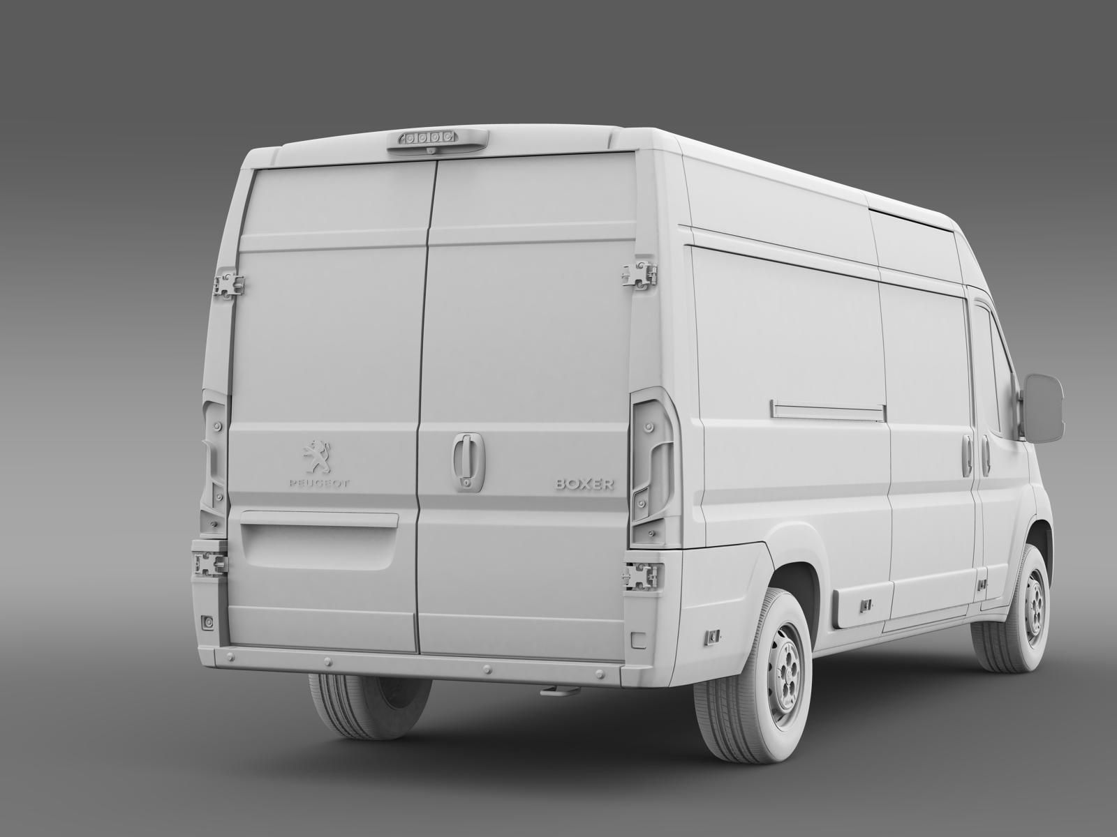 Peugeot Boxer Van L4H2 2017 3D model_14