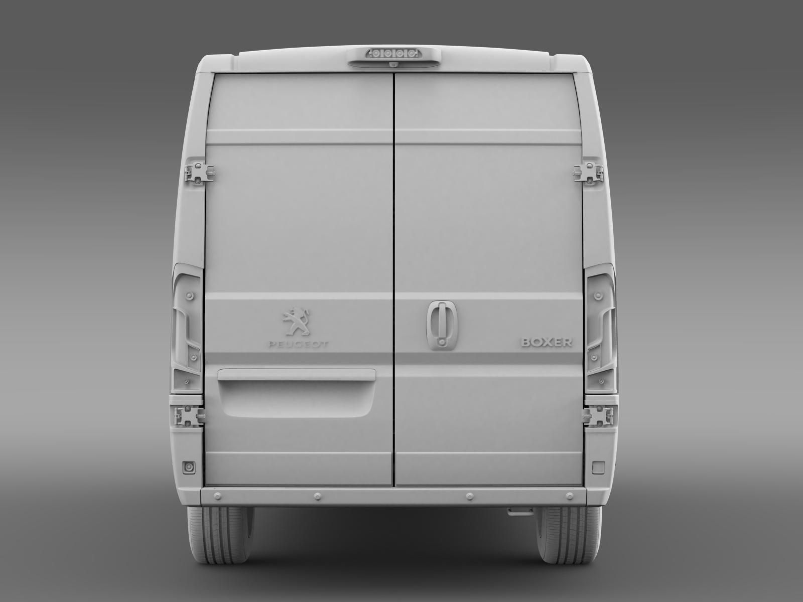 Peugeot Boxer Van L4H2 2017 3D model_12