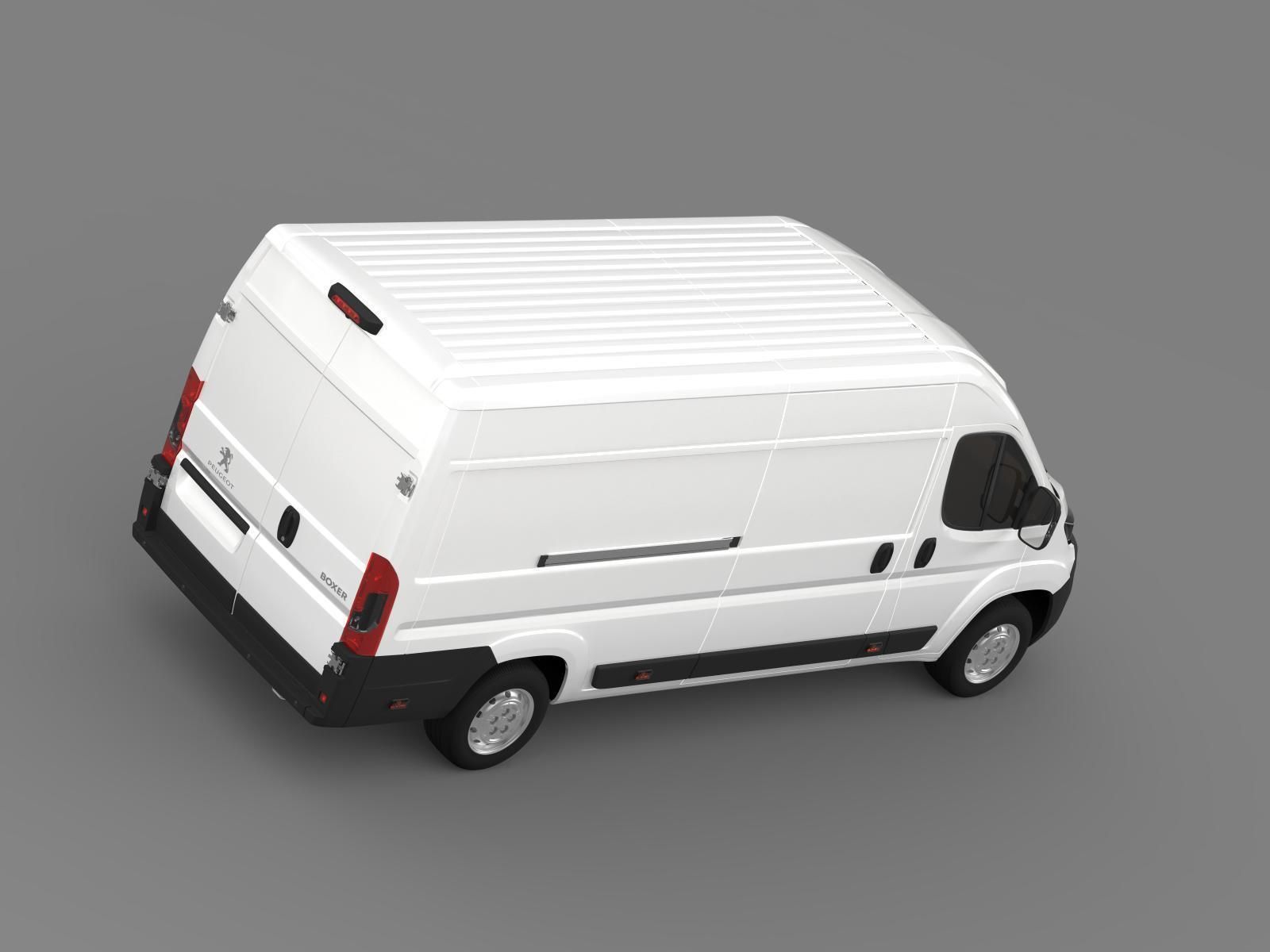 Peugeot Boxer Van L4H2 2017 3D model_10