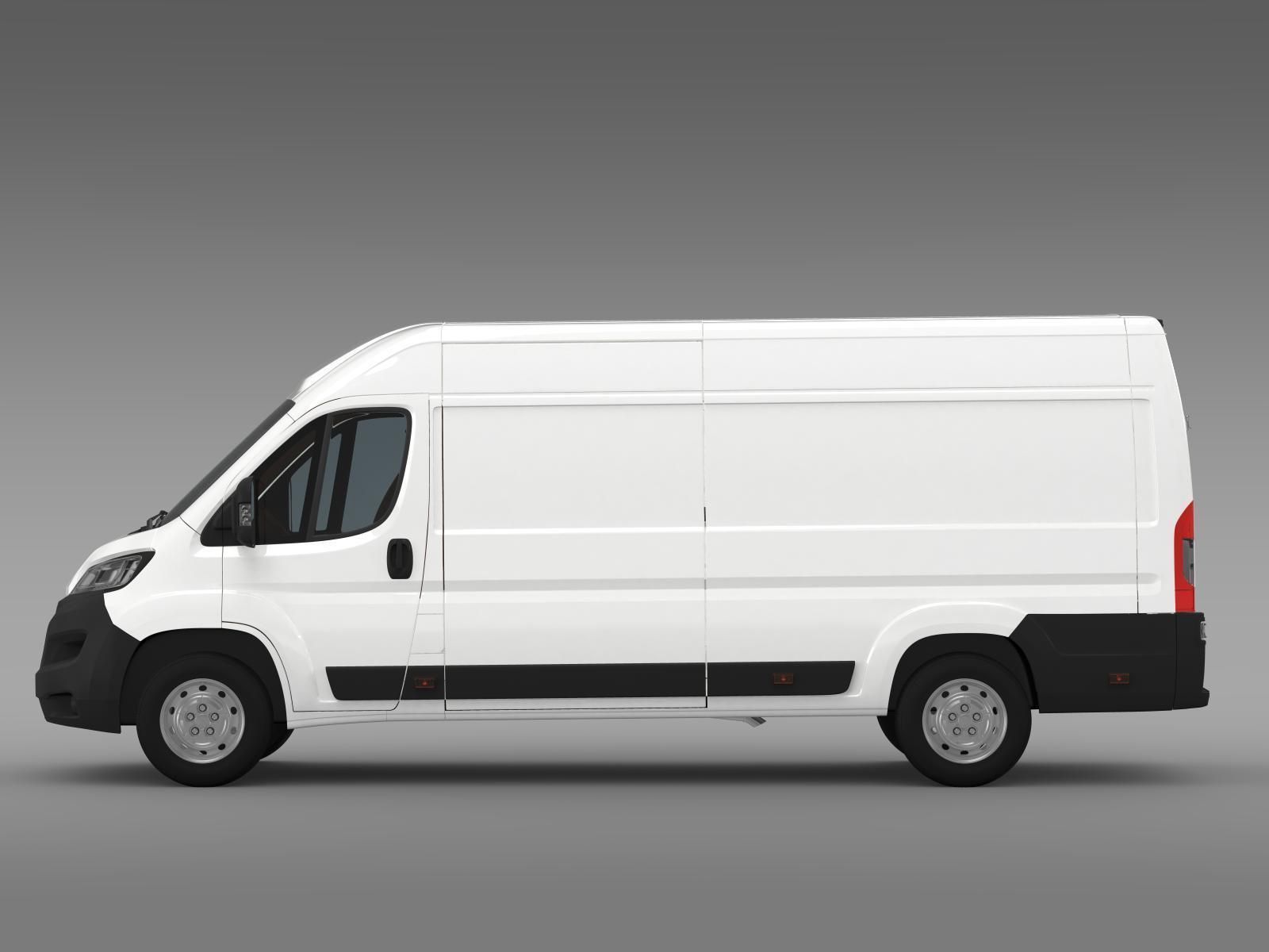 Peugeot Boxer Van L4H2 2017 3D model_5