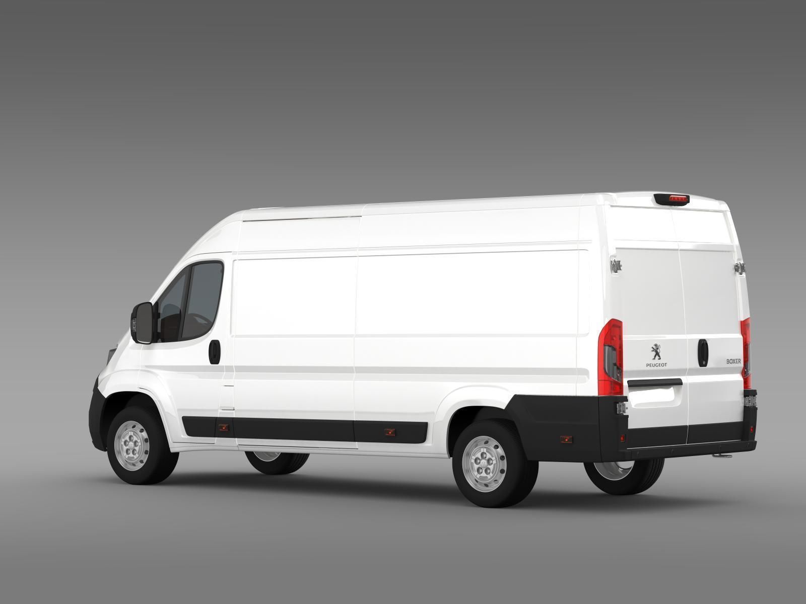 Peugeot Boxer Van L4H2 2017 3D model_8
