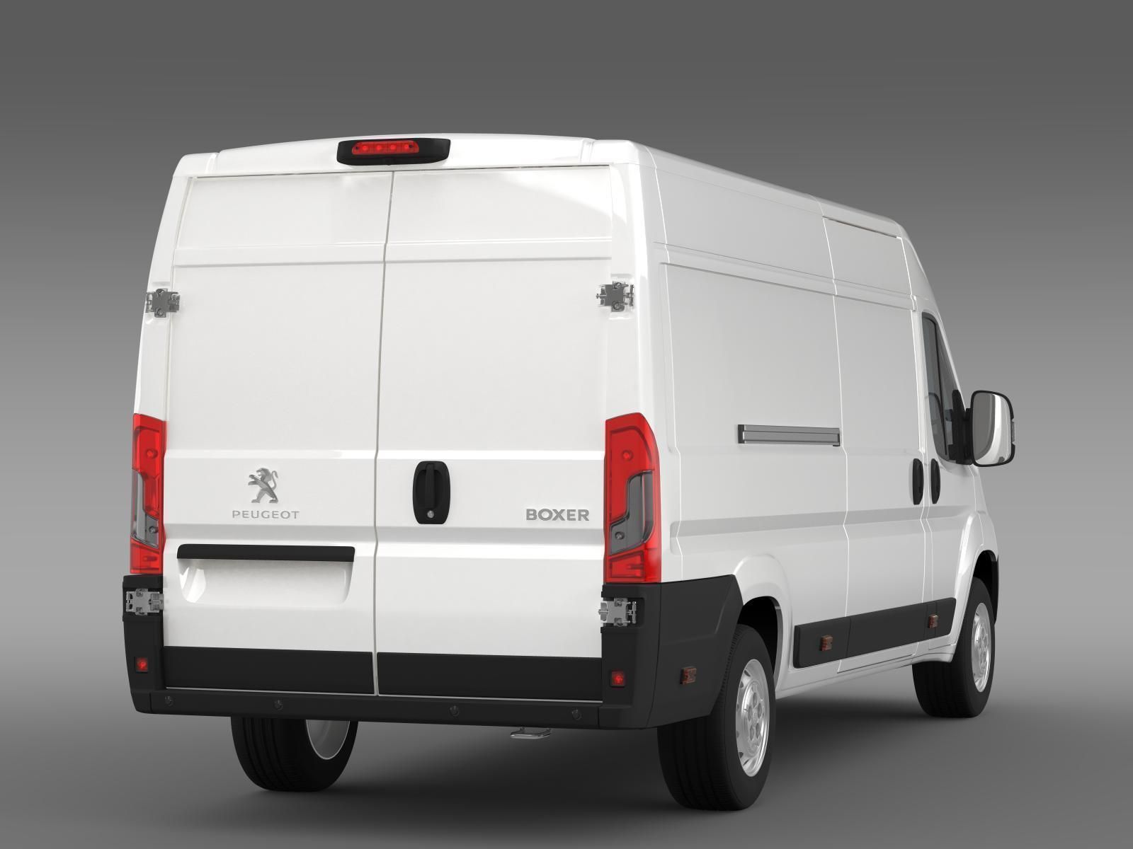Peugeot Boxer Van L4H2 2017 3D model_9
