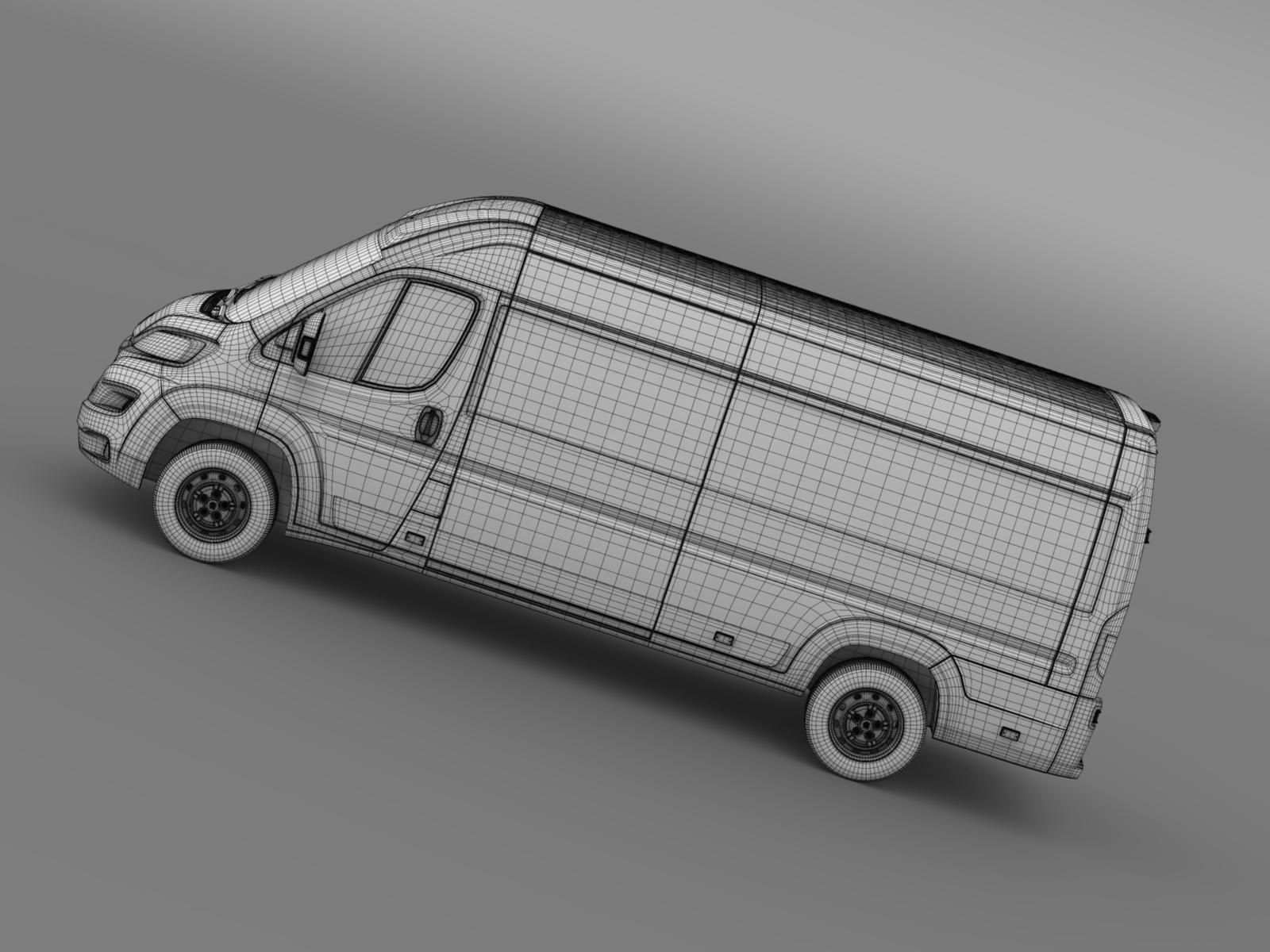 Peugeot Boxer Van L4H2 2017 3D model_17