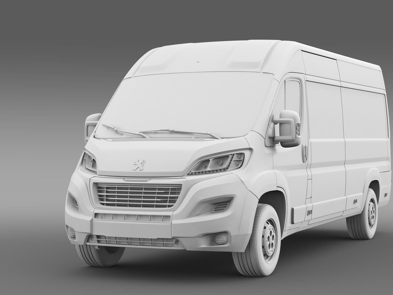 Peugeot Boxer Van L4H2 2017 3D model_15
