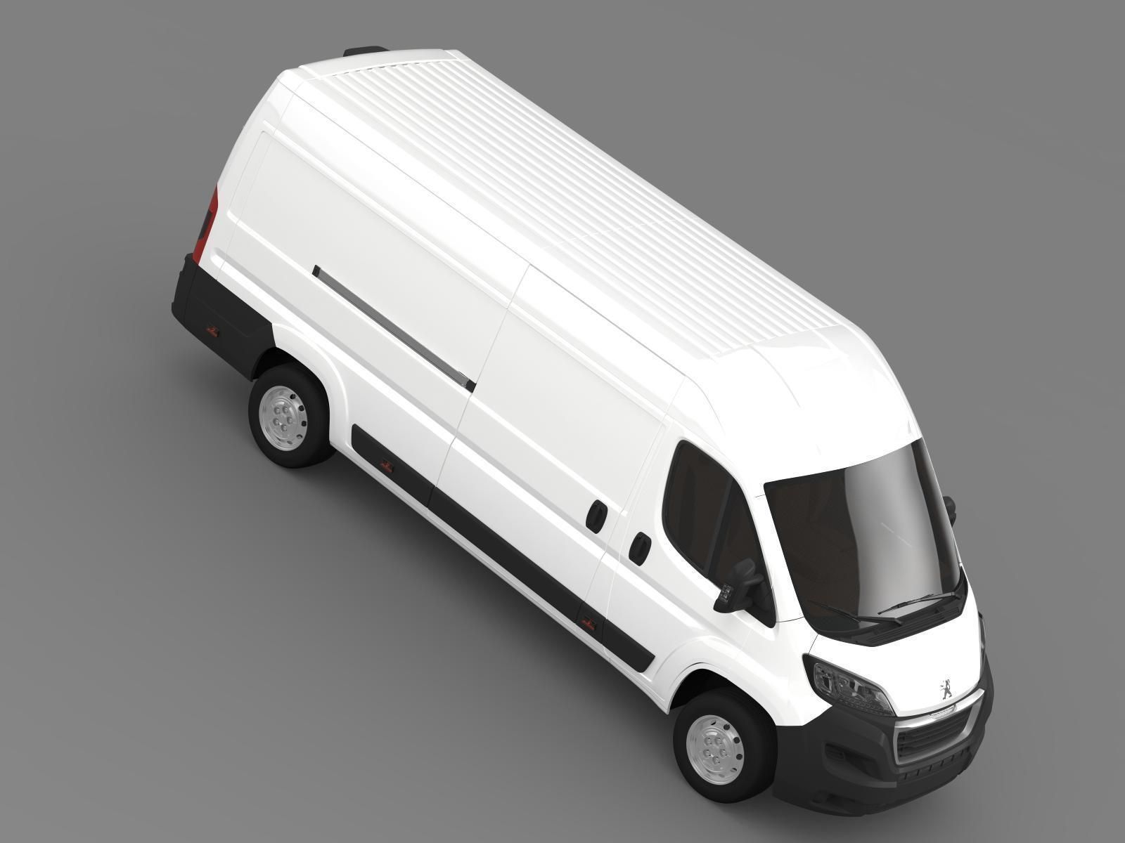 Peugeot Boxer Van L4H2 2017 3D model_11