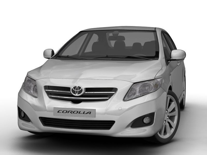 Toyota Corolla 2008 3D model_4