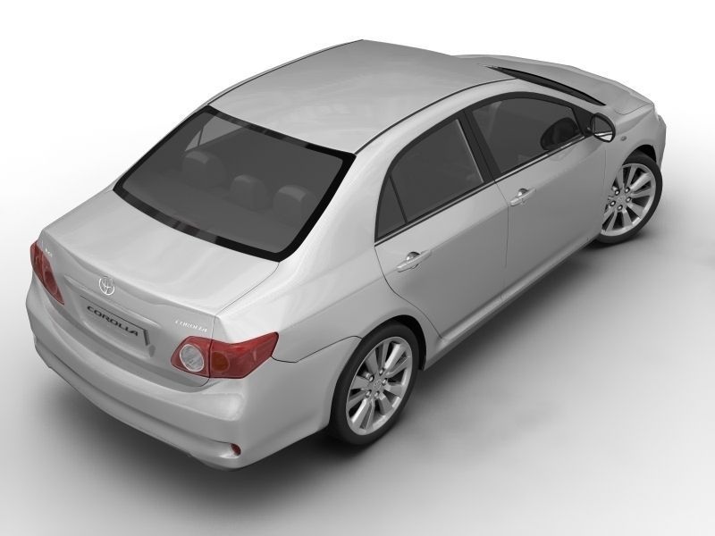 Toyota Corolla 2008 3D model_8