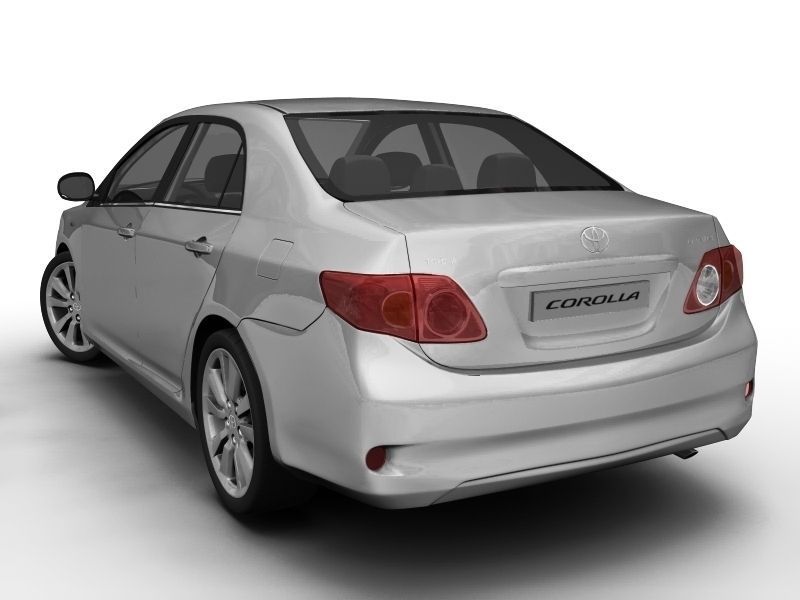 Toyota Corolla 2008 3D model_3