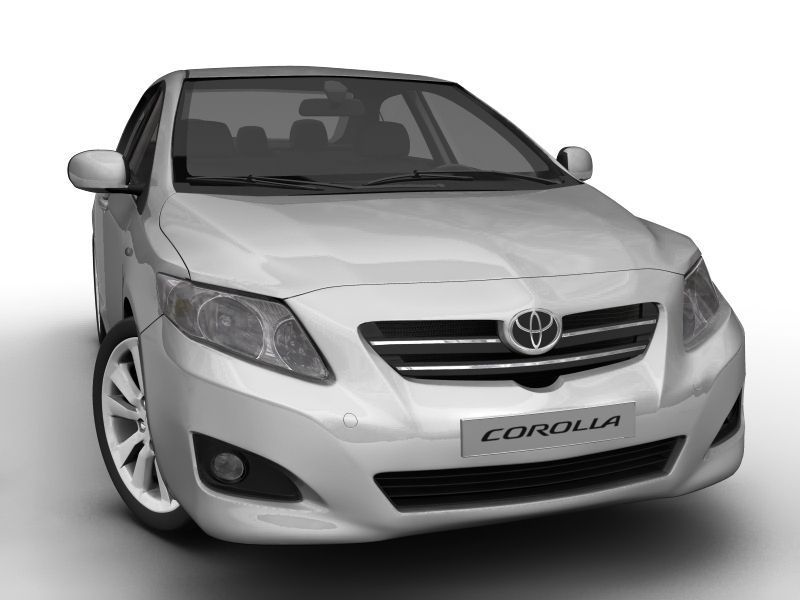 Toyota Corolla 2008 3D model_5