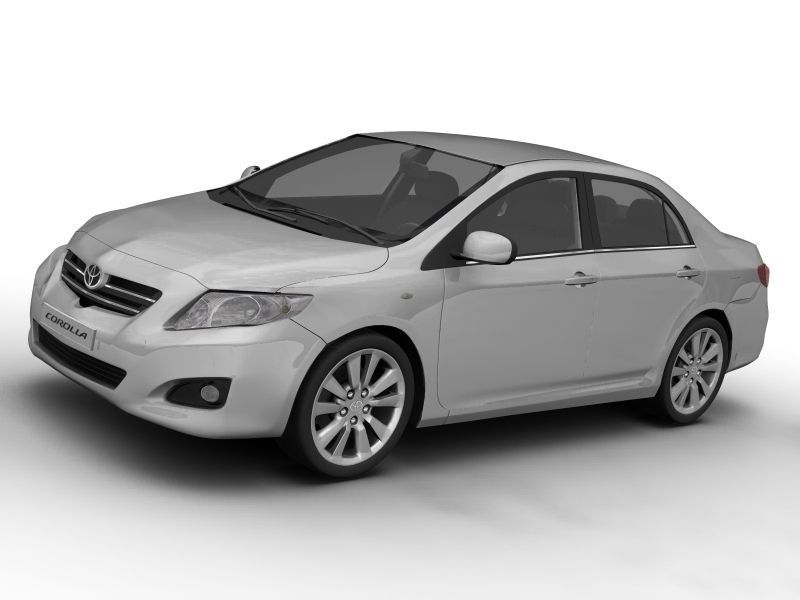 Toyota Corolla 2008 3D model_10