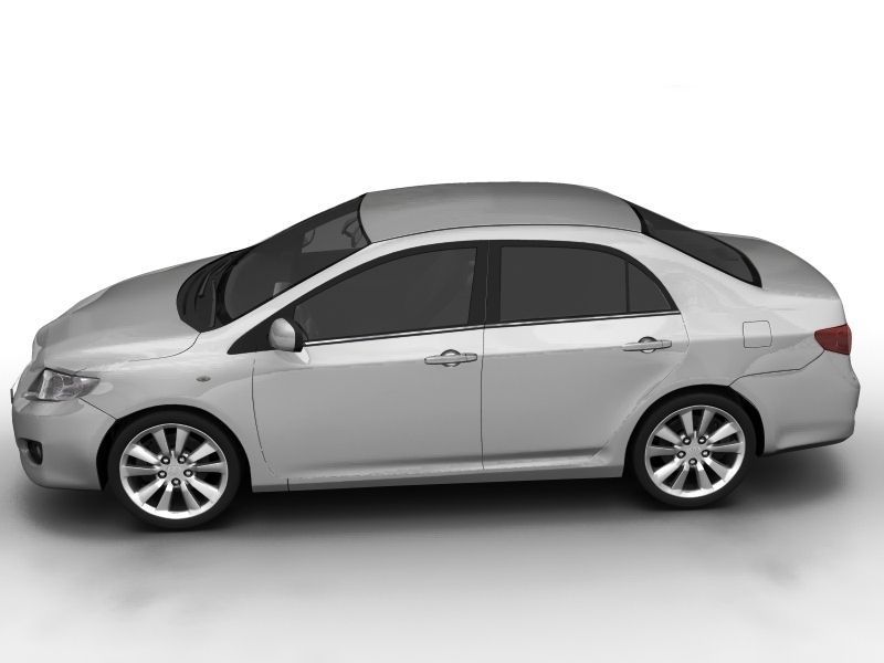 Toyota Corolla 2008 3D model_1