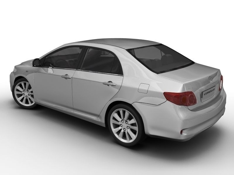 Toyota Corolla 2008 3D model_2