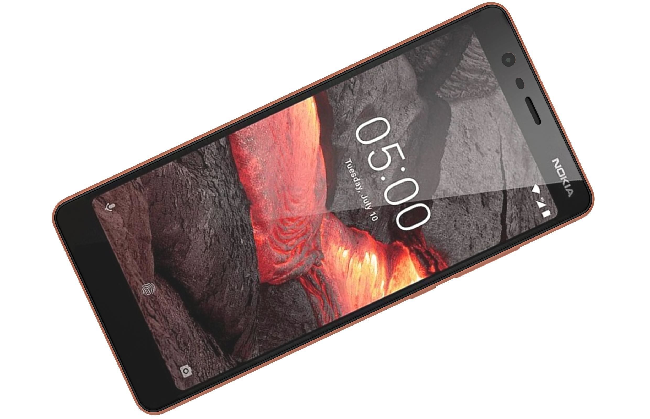 Nokia 5 1 Copper 3D model_4