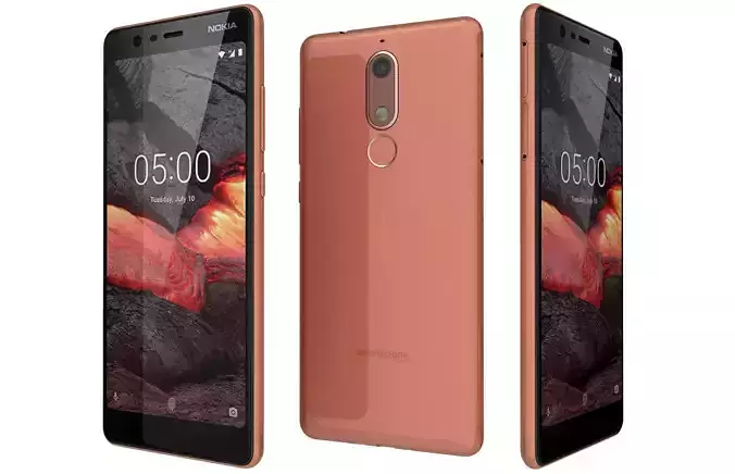 Nokia 5 1 Copper 3D model