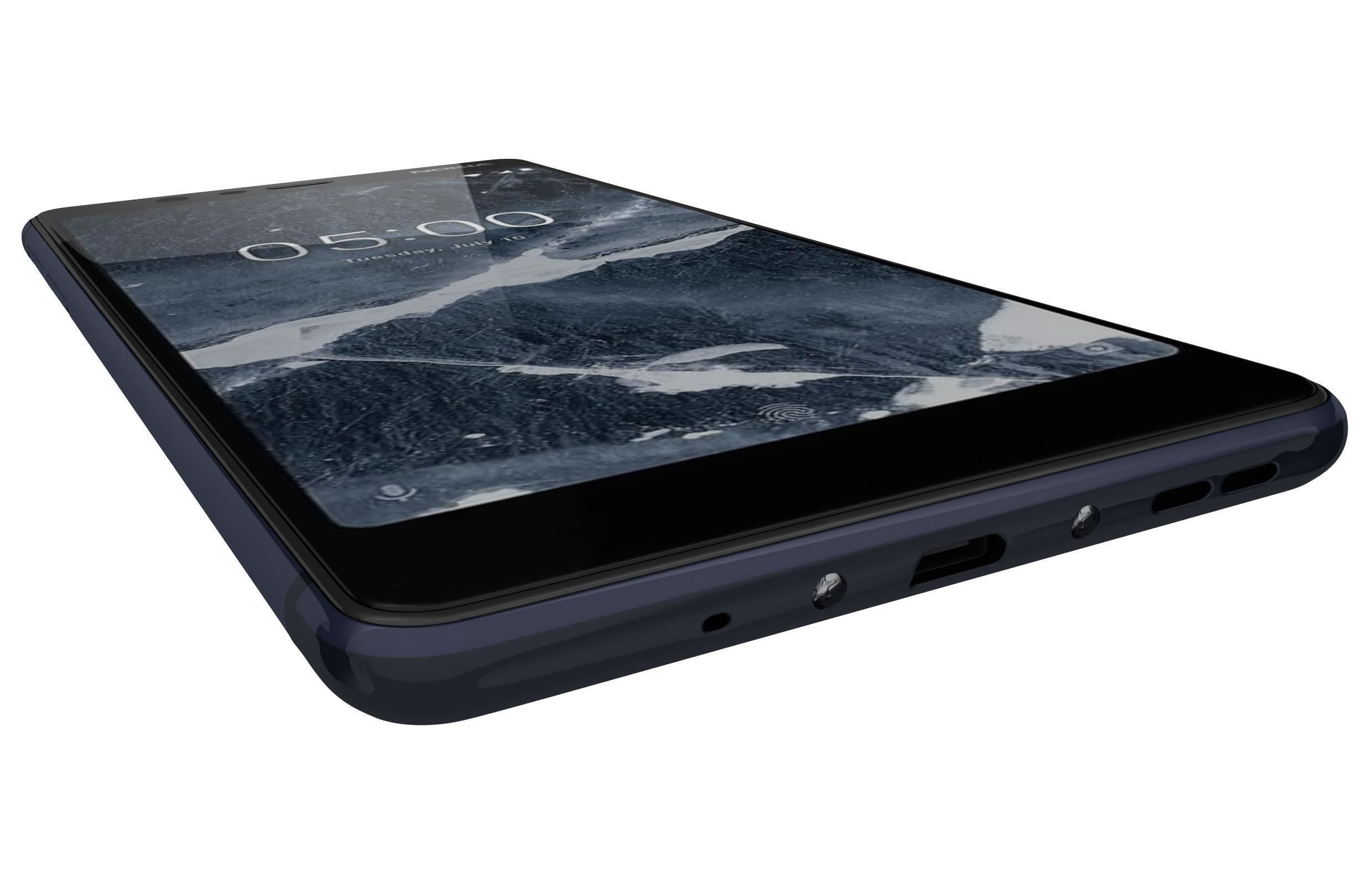 Nokia 5 1 Tempered Blue 3D model_6