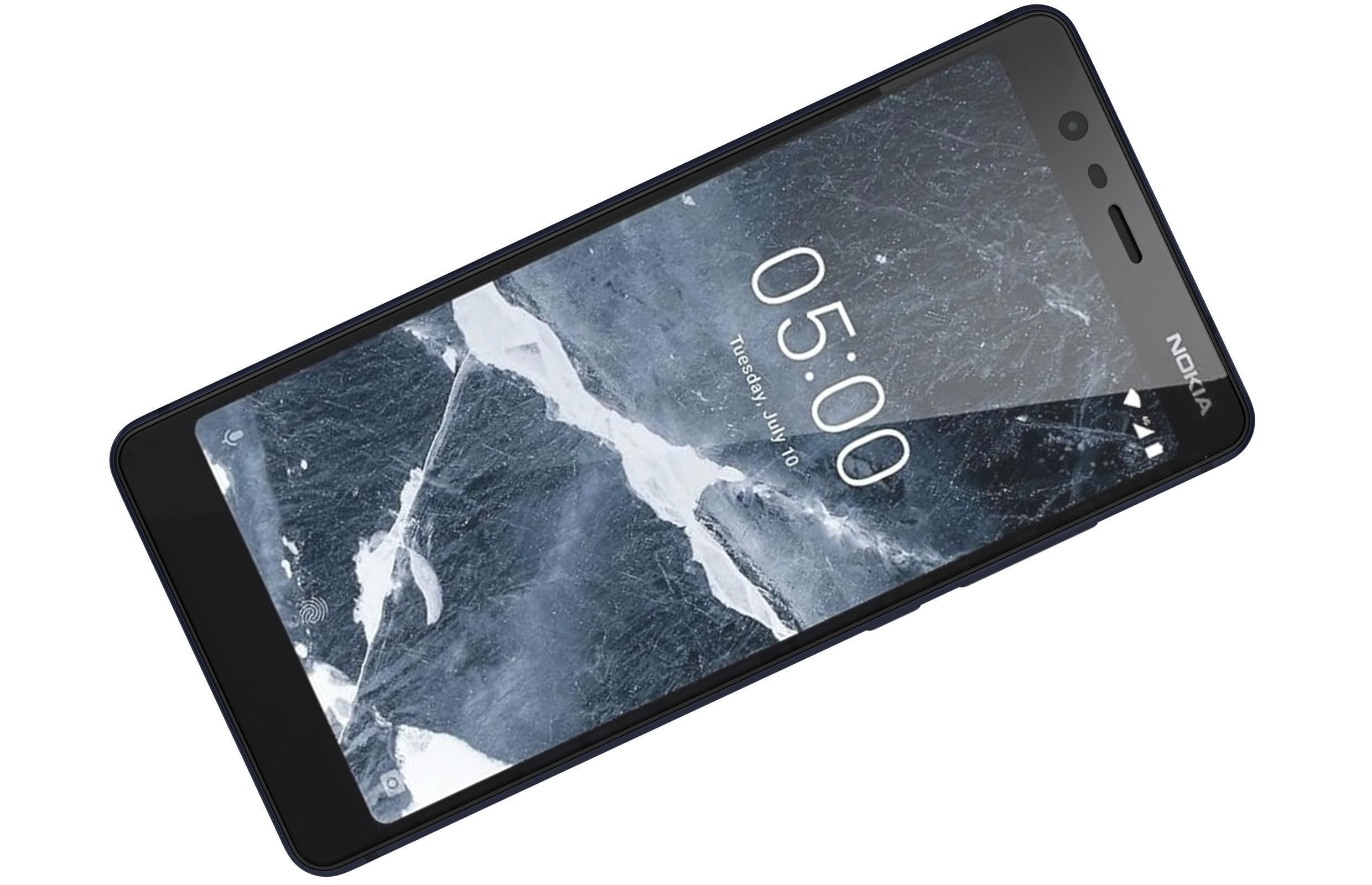 Nokia 5 1 Tempered Blue 3D model_4