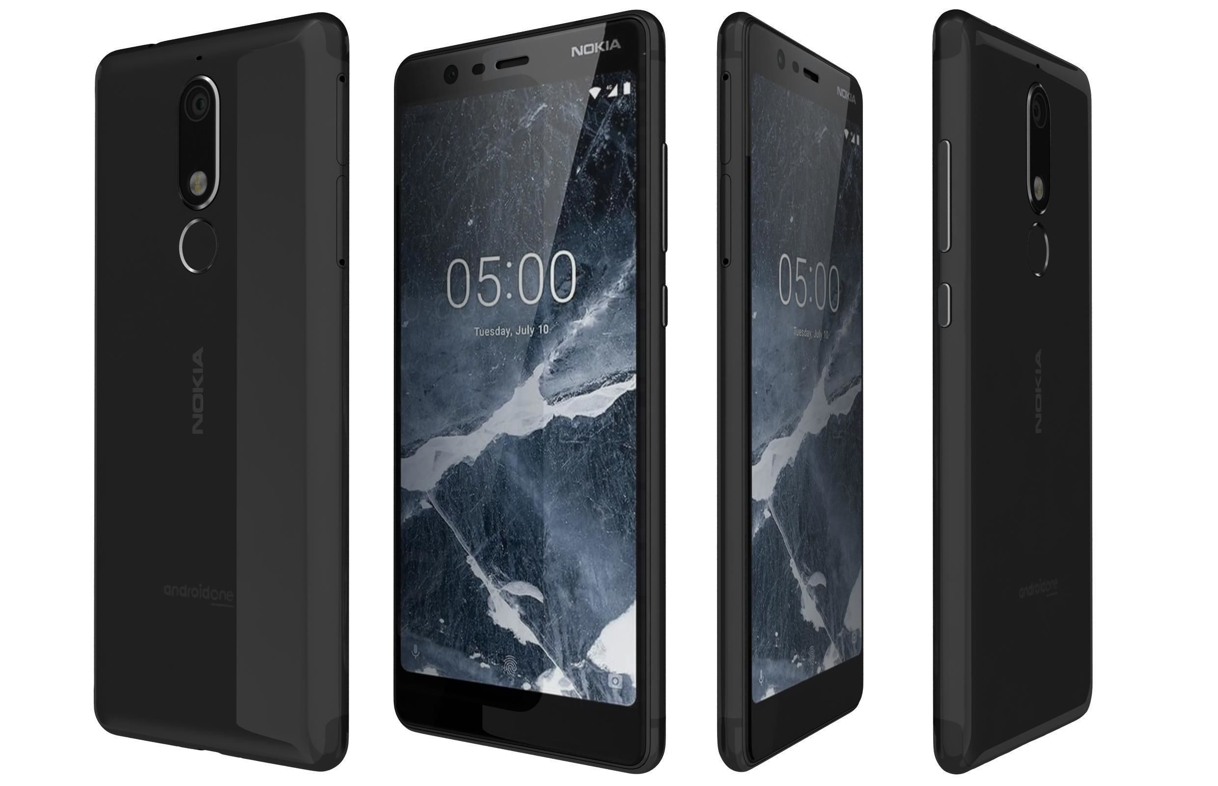Nokia 5 1 All Colors 3D model_6