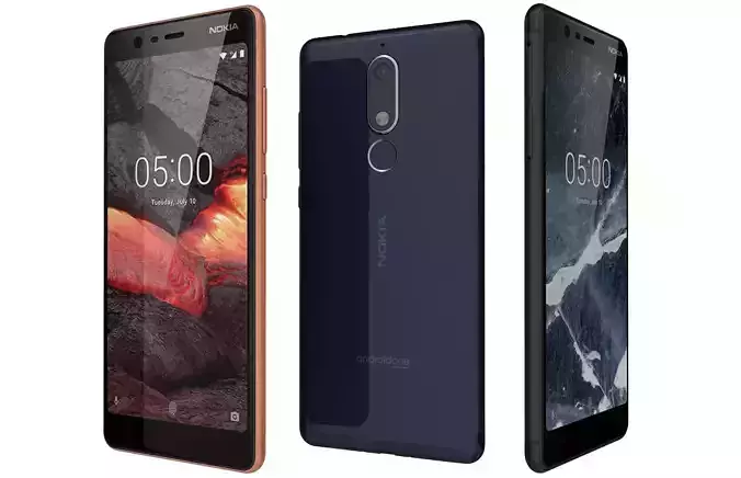 Nokia 5 1 All Colors 3D model