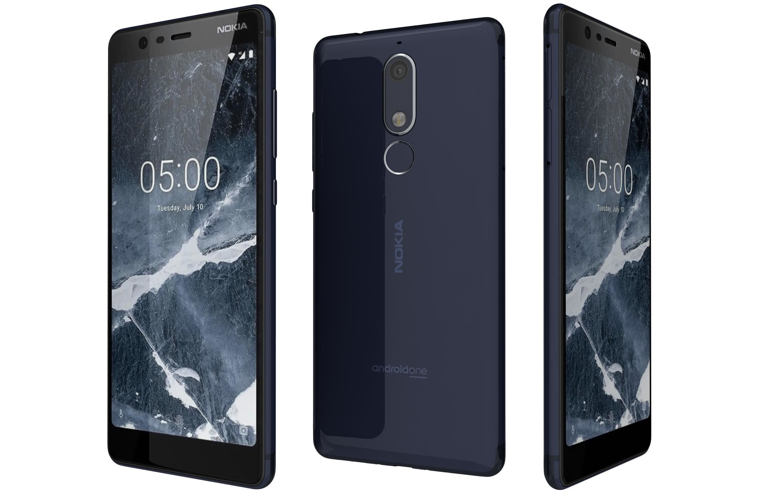Nokia 5 1 All Colors 3D model_3