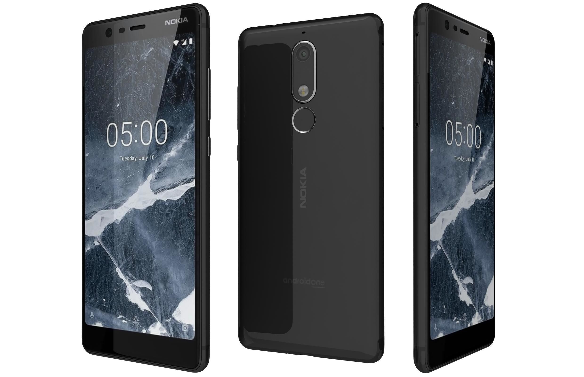 Nokia 5 1 All Colors 3D model_1