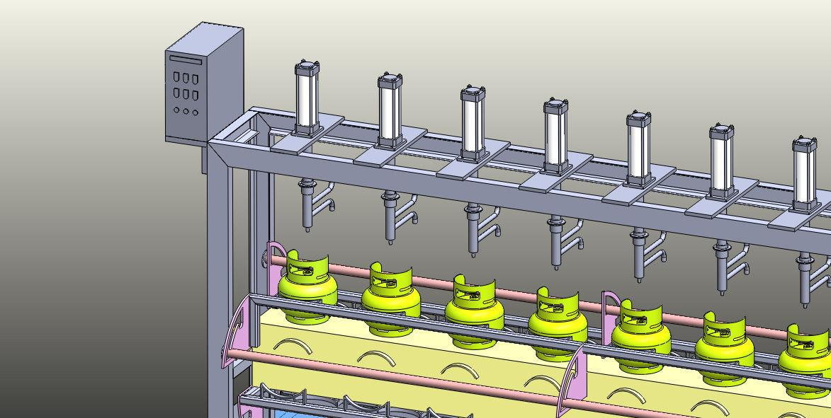 Hydrostatic Test Machine Free 3D model_2