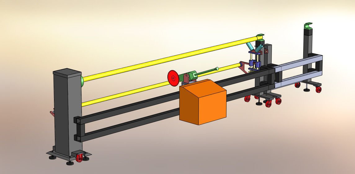Cutting Machine Free 3D model_2