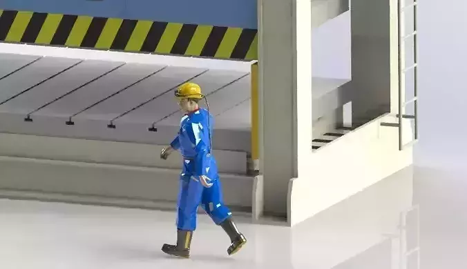 Machine Press 350Ton Free 3D model