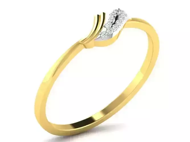 Gold Engagement Ring With Diamonds 26