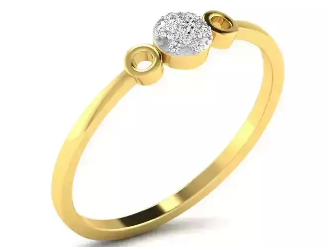 Gold Engagement Ring With Diamonds 27