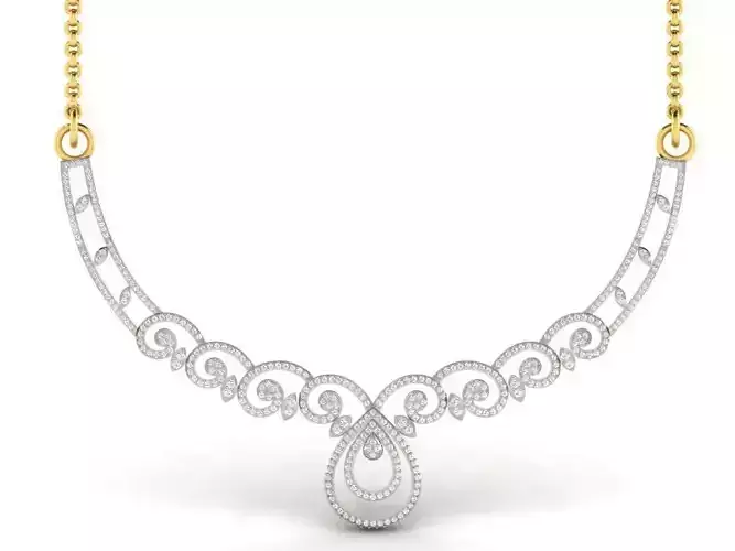 Necklace With Diamonds